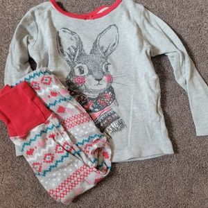 Christmas bunny pj